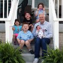Five grandchildren and P-Paw